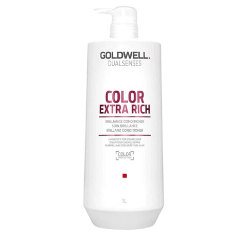 Goldwell Dualsenses Color Extra Rich Brilliance Conditioner 1000ml - illuminating conditioner for thick hair