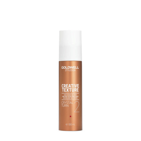 Goldwell Stylesign Creative Texture Crystal Turn High-Shine Gel Wax 100ml - gel wax for straight, wavy or curly hair