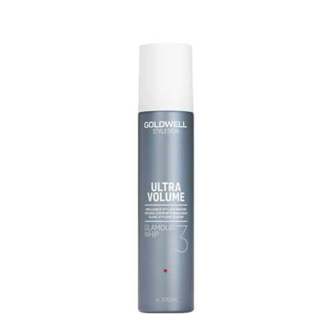 Goldwell Stylesign Ultra Volume Glamor Whip Brilliance Styling Mousse 300ml - volumizing and illuminating mousse