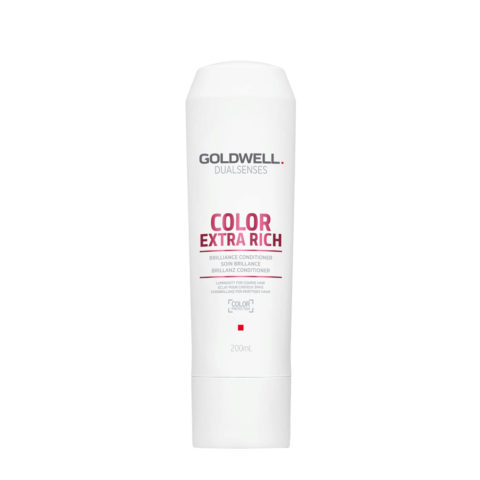 Goldwell Dualsenses Color Extrarich Brilliance Conditioner 200ml - brightening conditioner for thick hair