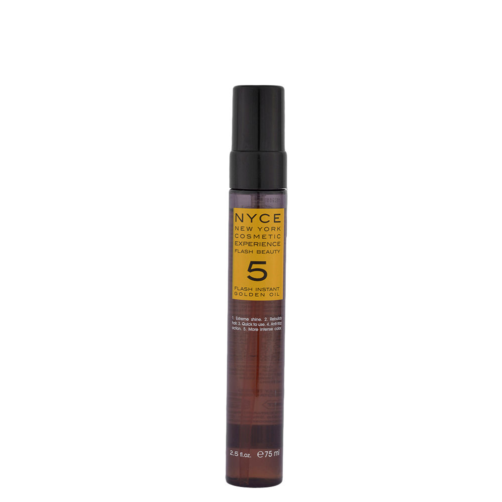 Nyce Flash Beauty Instant Golden Oil 75ml - Restructuring oil for dry hair