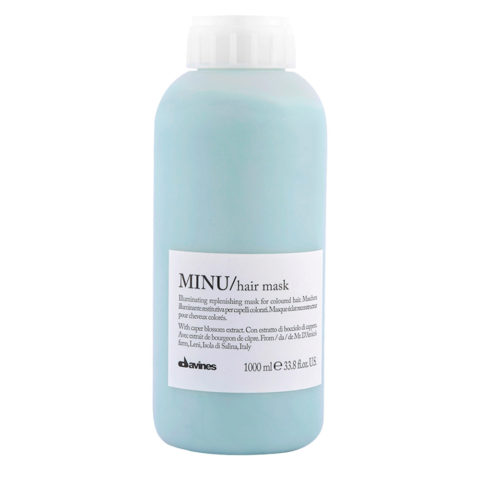 Davines Essential HairCare Minu Hair Mask 1000ml  - shine mask for coloured hair