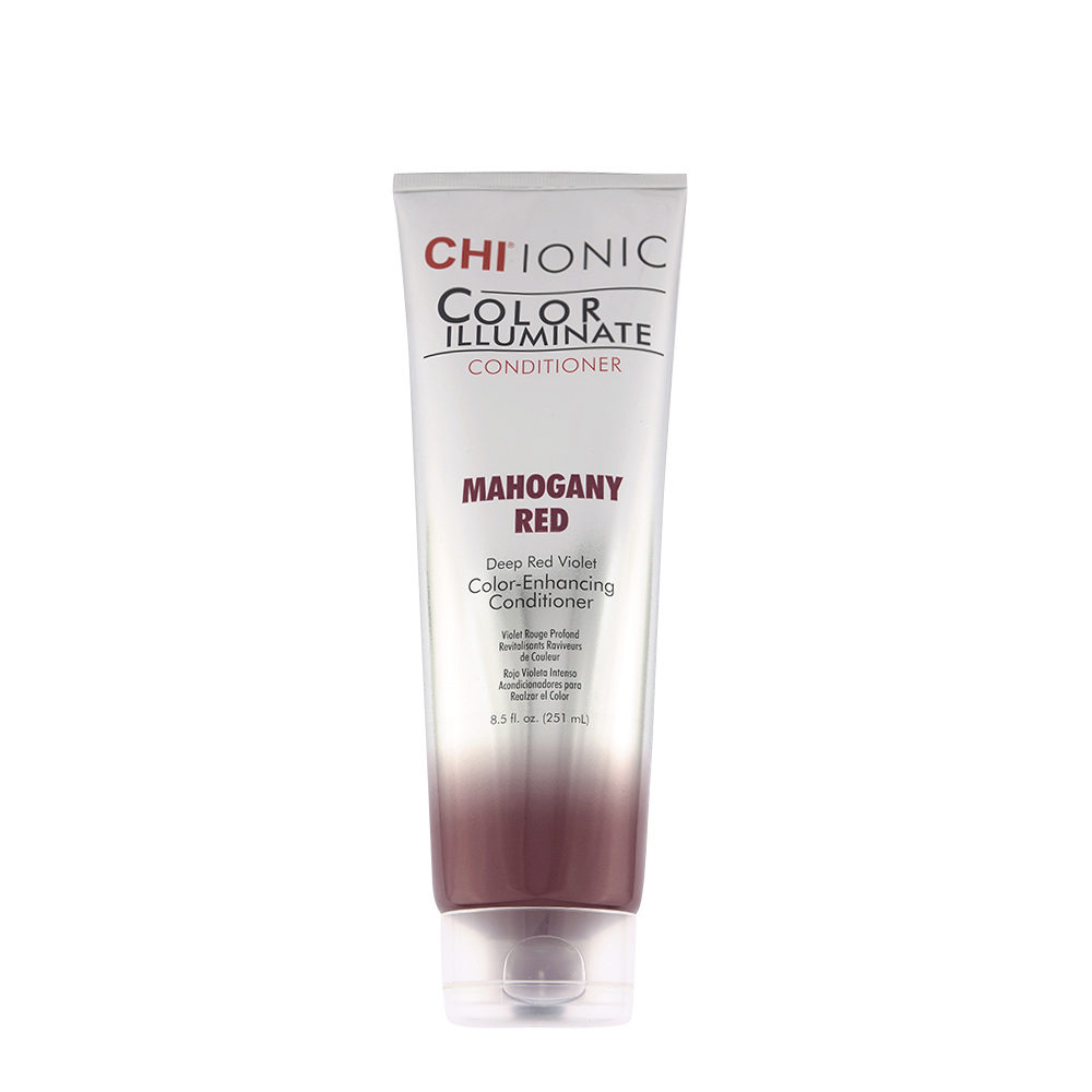 CHI Ionic Color Illuminate Conditioner Mahogany red 251ml - color enhancing conditioner deep red violet
