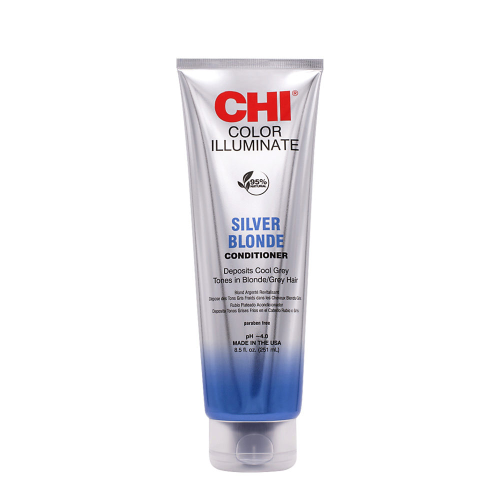 CHI Color  Illuminate Conditioner Silver Blonde 251ml - color enhancing conditioner silver grey blonde