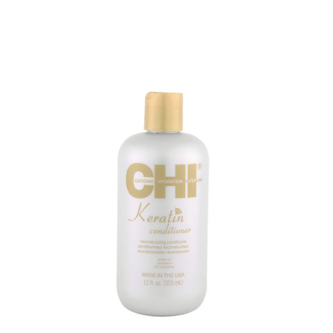 CHI Keratin Conditioner 355ml - anti-frizz restructuring conditioner for damaged hair
