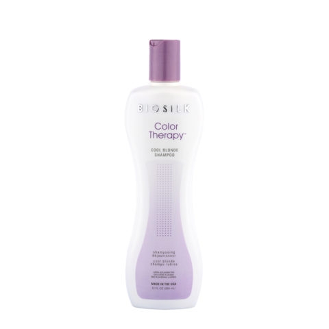 Biosilk Color Therapy Cool Blonde Shampoo 355ml - anti-yellow shampoo