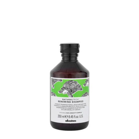 Davines Naturaltech Renewing Shampoo 250ml - longevity shampoo for all hair types