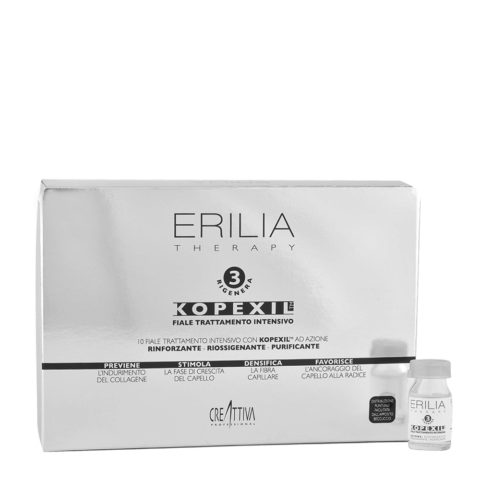 Creattiva Erilia Kopexil intensive treatment Antihairloss vials 10x8ml