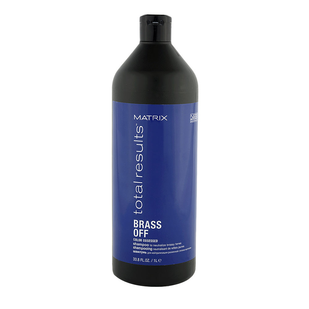 Matrix Total Results Brass Off Shampoo 1000ml - neutralizes brassy tones