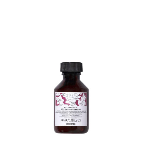 Davines Naturaltech Replumping Shampoo 100ml - elasticizing and hydrating shampoo