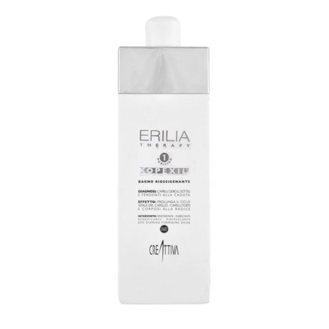 Creattiva Erilia Kopexil Bagno Riossigenante 750ml - hair revitalizer shampoo