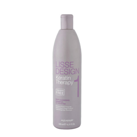 Alfaparf Lisse Design Keratin Therapy 1 Deep Cleansing Shampoo 500ml