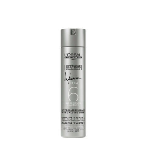 L'Oreal Hairspray Infinium Pure Soft 300ml - light hold hairspray