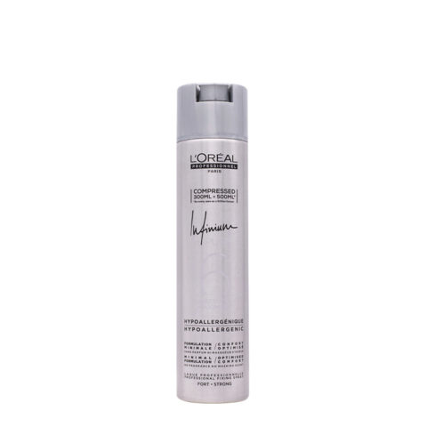 L'Oreal Hairspray Infinium Pure Strong 300ml - strong hold odorless hairspray