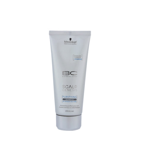 Schwarzkopf BC Bonacure Scalp Genesis Purifying Shampoo 200ml - detoxifying for oily hair