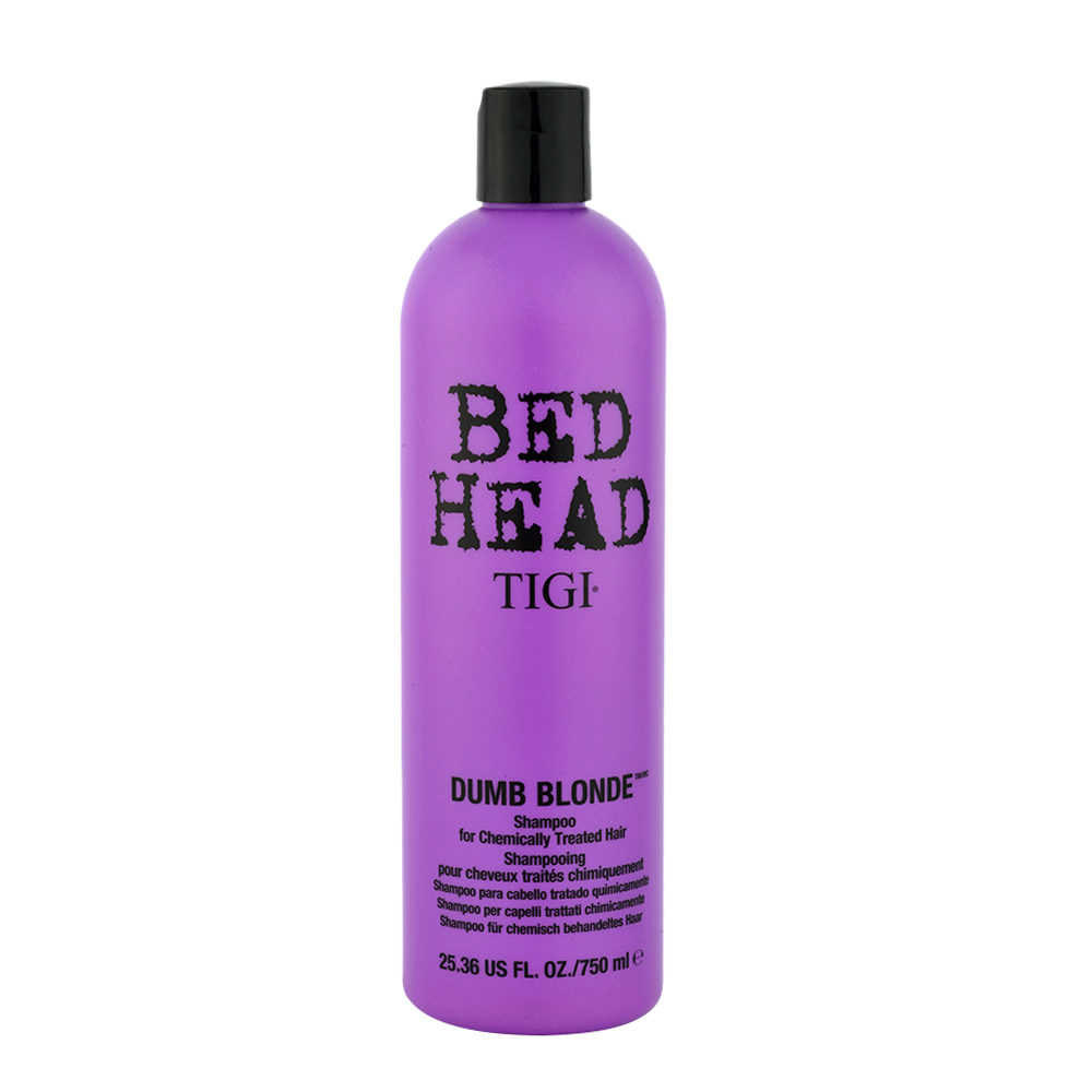 Tigi Bed Head Dumb Blonde Shampoo 750ml - shampoo for treated blond hair