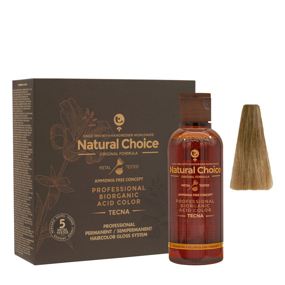 8.32 Light Gold Natural Blonde Tecna NCC Biorganic Acid Color 3x130ml
