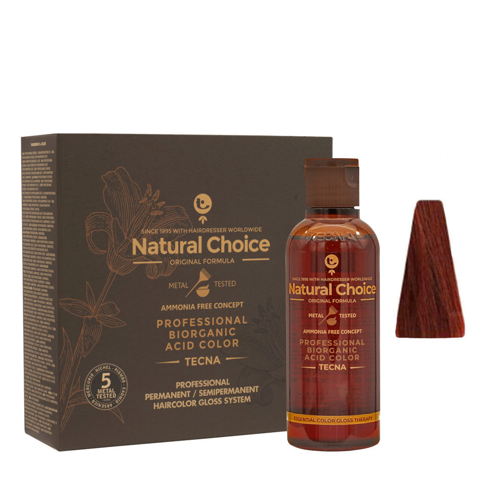 6.66 Intense Red Dark Blond Tecna NCC Biorganic Acid Color 3x130ml
