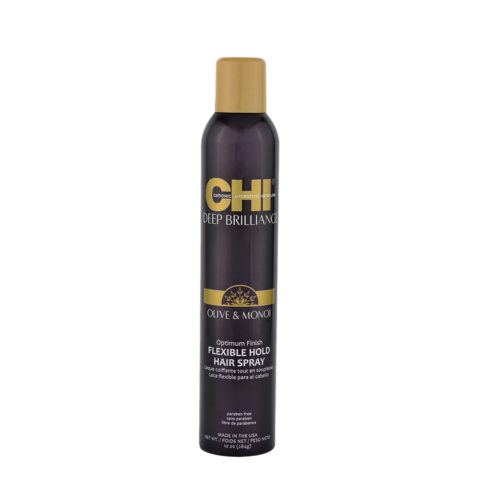 CHI Deep Brilliance Olive & Monoi Flexible Hold Hairspray 284gr