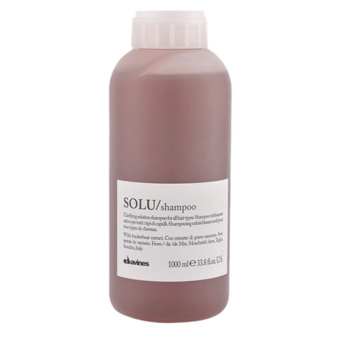 Davines Essential HairCare Solu Shampoo 1000ml  - refreshing shampoo for all hair types
