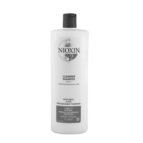 Nioxin System2 Cleanser Shampoo 1000ml - antihairloss shampoo