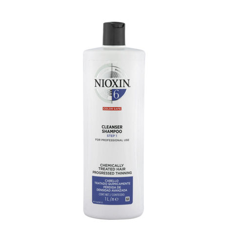 Nioxin System6 Cleanser Shampoo 1000ml - antihairloss shampoo