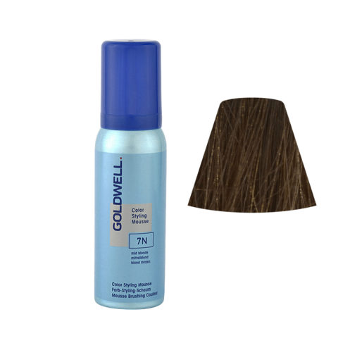 7N Medium Natural Blonde Goldwell Color Styling Mousse 75ml