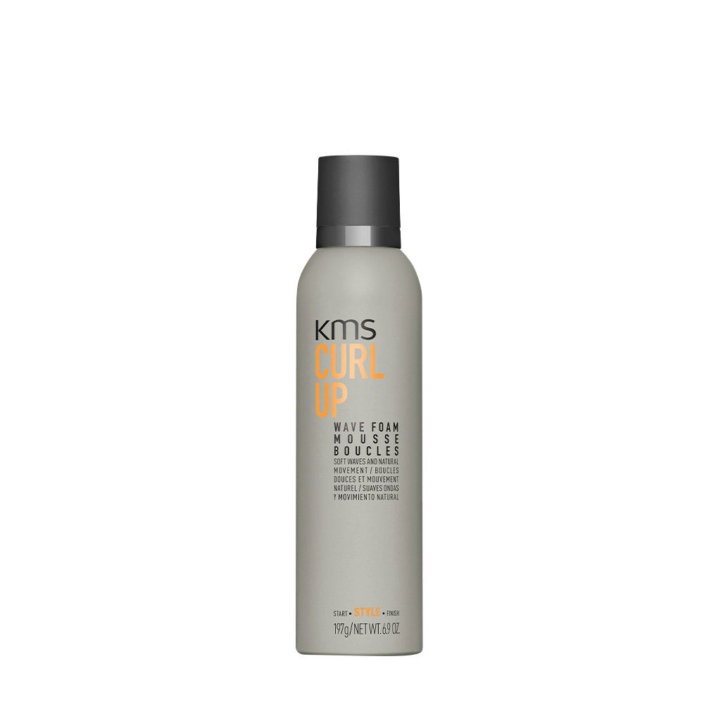 KMS Curl Up Wave Foam 200ml - Wave Hair Mousse