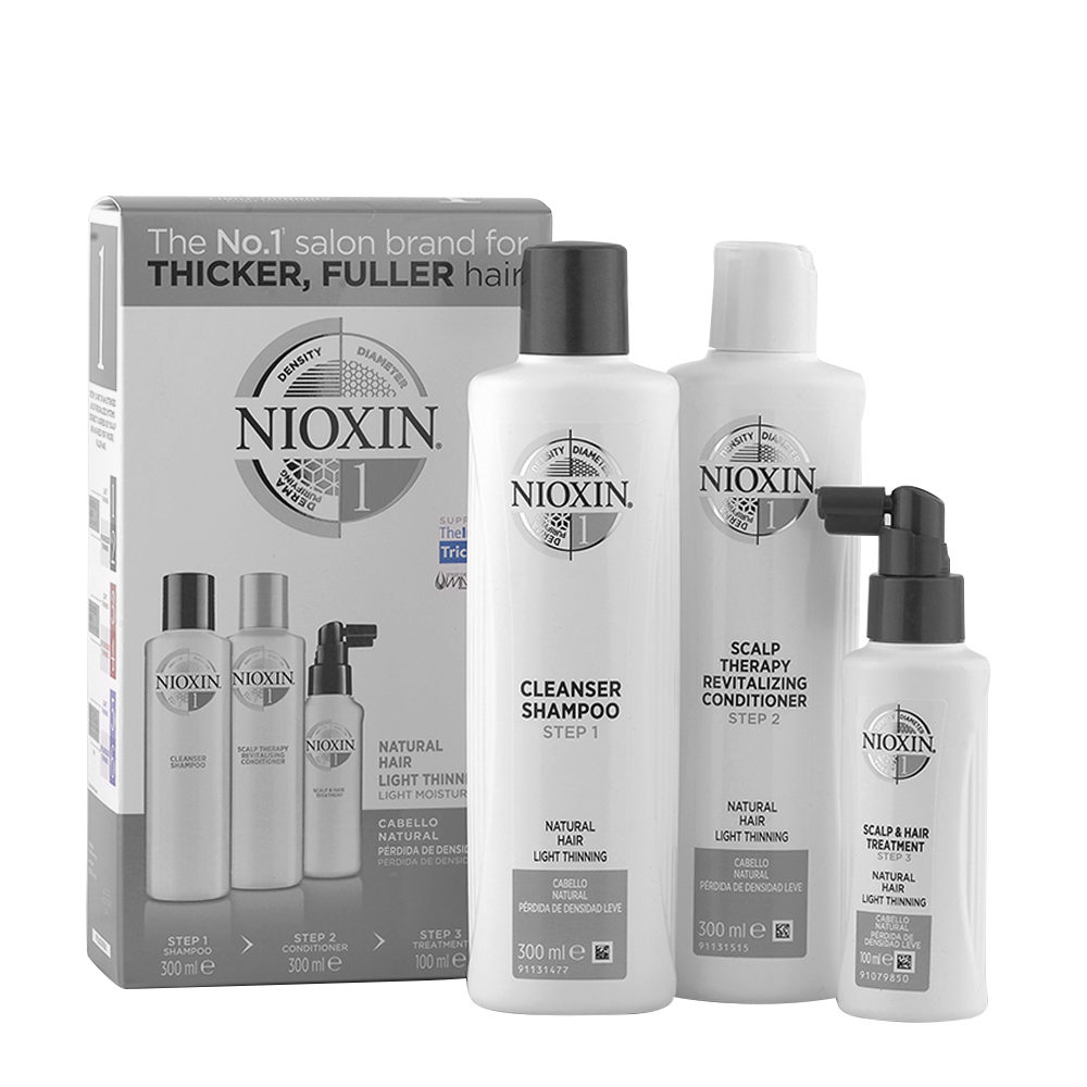 Nioxin System1 XXL Antihairloss Kit Shampoo 300ml + Conditioner 300ml + Treatment 100ml