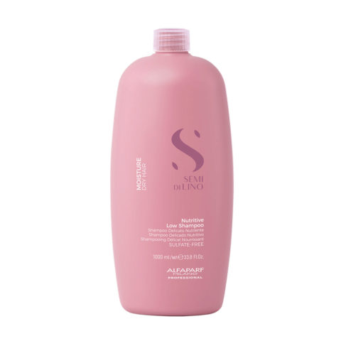 Alfaparf Milano Semi Di Lino Moisture Nutritive Low Shampoo 1000ml - nutritive delicate shampoo for dry hair
