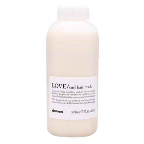 Davines Essential HairCare Love Curl Hair Mask 1000ml - taming mask for curly or wavy hair