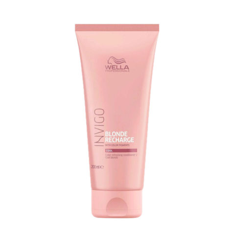 Wella Invigo Blonde Recharge Cool Blonde Conditioner 200ml - cold blond pigmented conditioner