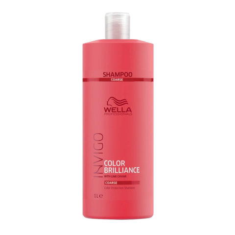Wella Invigo Color Brilliance Color Protection Shampoo 1000ml - coarse hair