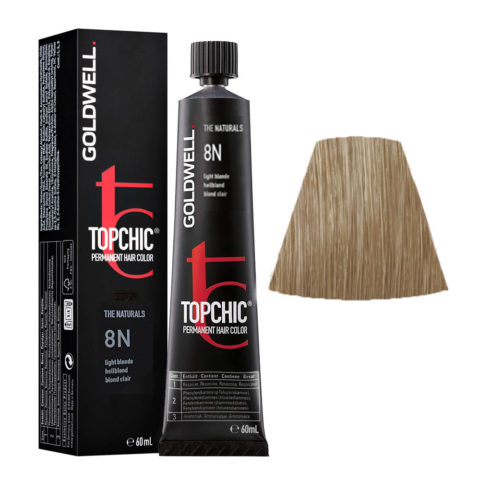 8N Light blonde Goldwell Topchic Naturals tb 60ml