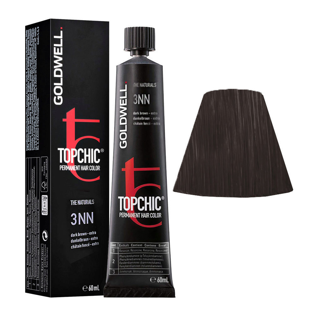 3NN Dark brown extra Goldwell Topchic Naturals tb 60ml