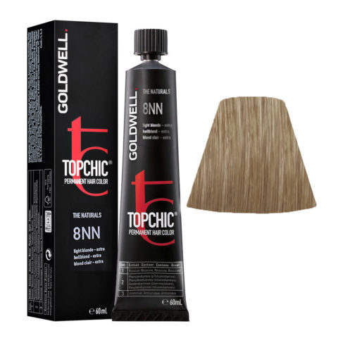 8NN Light blonde extra Goldwell Topchic Naturals tb 60ml