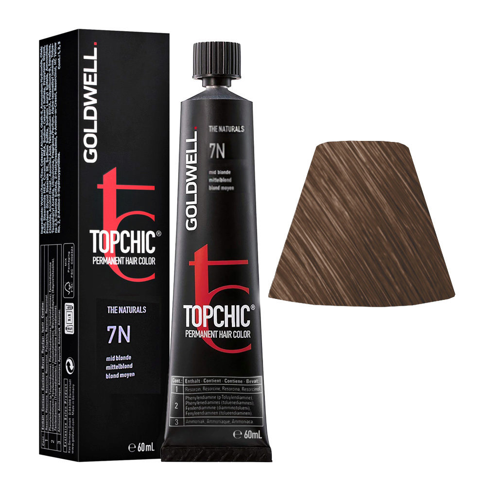 7N Mid blonde Goldwell Topchic Naturals tb 60ml