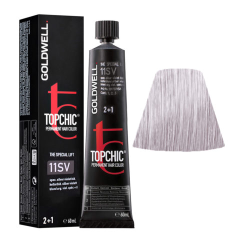 11SV Special silver violet blonde Goldwell Topchic Special lift tb 60ml