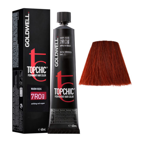 7RO MAX Striking red copper Goldwell Topchic Warm reds tb 60ml