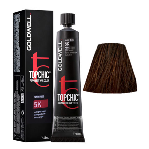 5K Mahogany copper Goldwell Topchic Warm reds tb 60ml