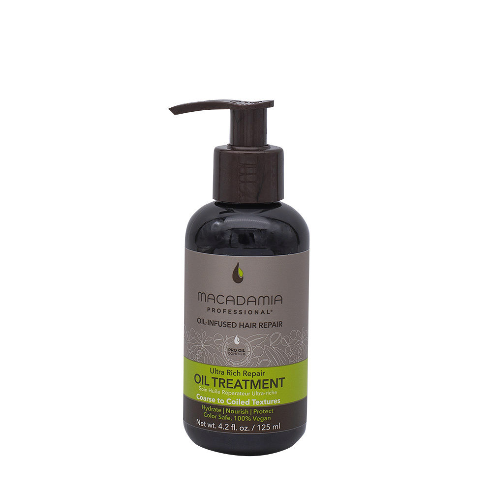Macadamia Ultra Rich Moisturizing Oil For Damaged And Thick Hair 125ml