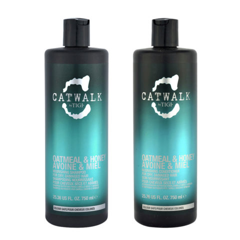 Tigi Catwalk Kit Shampoo 750ml Conditioner 750ml For Dry Hair