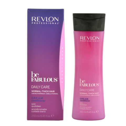 Revlon Be Fabulous Daily Care Normal Cream Condit 250ml - regenerating balm medium to large hair