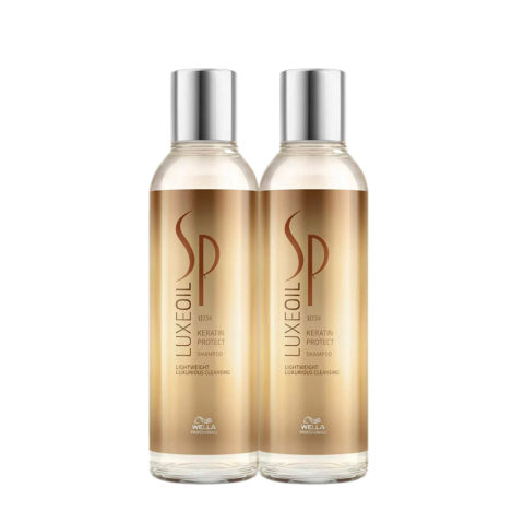 Wella SP Luxe Oil Keratine Protect Shampoo 200ml X2