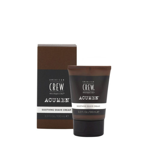 American Crew Acumen Soothing Shave Cream 100ml - Moisturizing Shaving Cream
