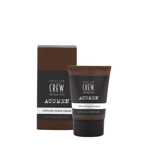 American Crew Acumen Cooling Shave Cream 100ml - Refreshing Shaving Cream
