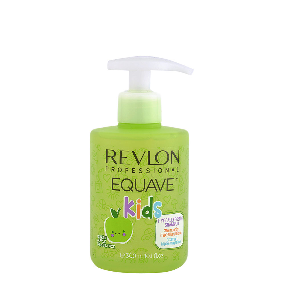 Revlon Equave Kids Hypoallergenic Shampoo Green Apple 300ml - hypoallergenic children's shampoo