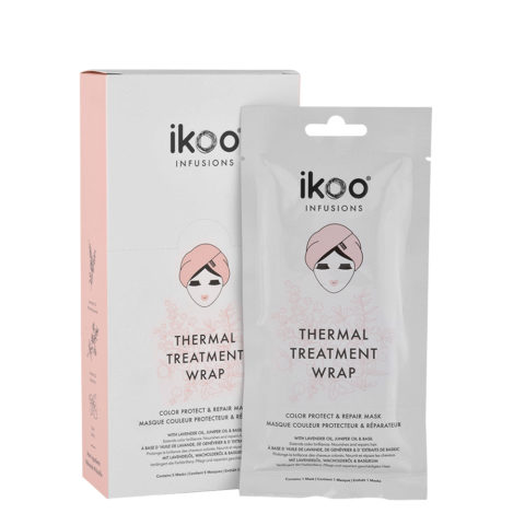 Ikoo Thermal treatment wrap Color protect & repair 5x35g - restructuring mask colored hair