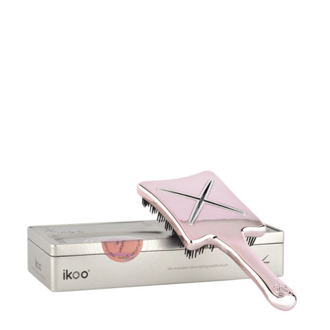 Ikoo Paddle X Pops Manhattan glam - travel paddle brush