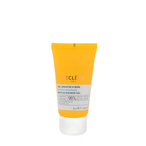 Decléor Shower Gel Douche & Bain Nèroli Bigarade 50ml - bath & shower gel